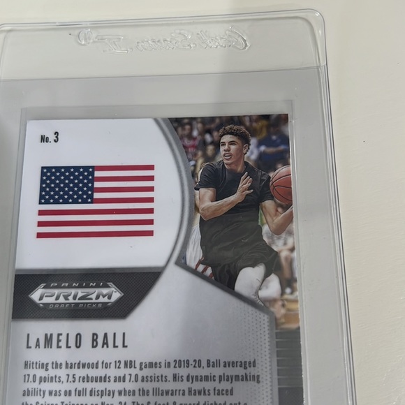 Lamelo Ball - Lot (2) Panini Prizm Rookie Cards - Picture 9 of 9